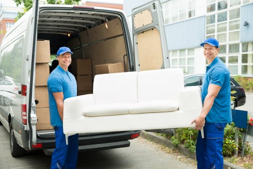 Millhill Removals team preparing for a move