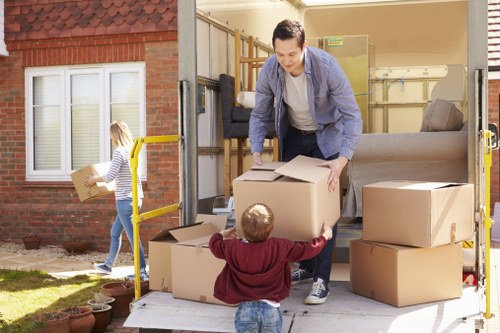 Professional furniture removalists handling items in Millhill