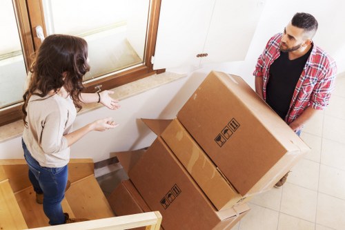 Satisfied customers after a successful move