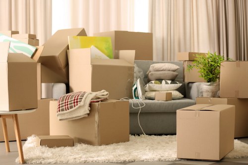 Packaging office supplies with care by Millhill Removals