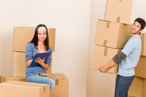 Packing and organizing for a move in Millhill